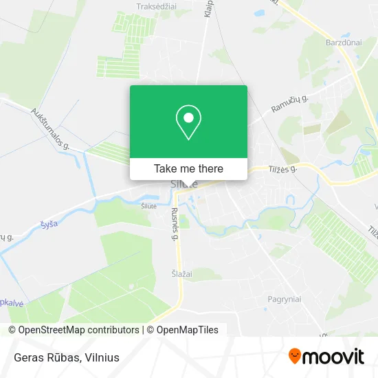 Карта Geras Rūbas