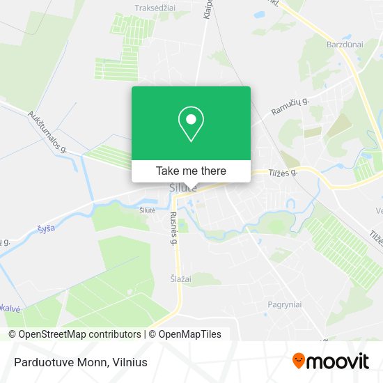Карта Parduotuve Monn
