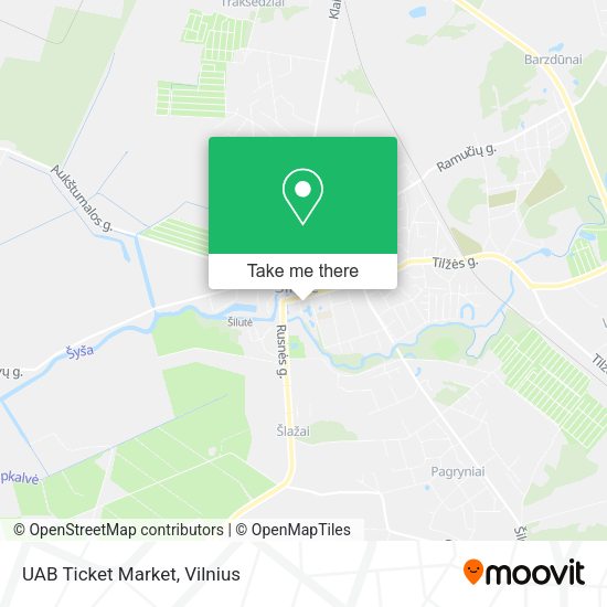 Карта UAB Ticket Market