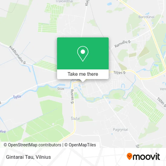 Карта Gintarai Tau