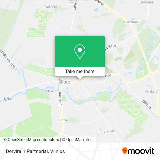 Карта Dervira ir Partneriai