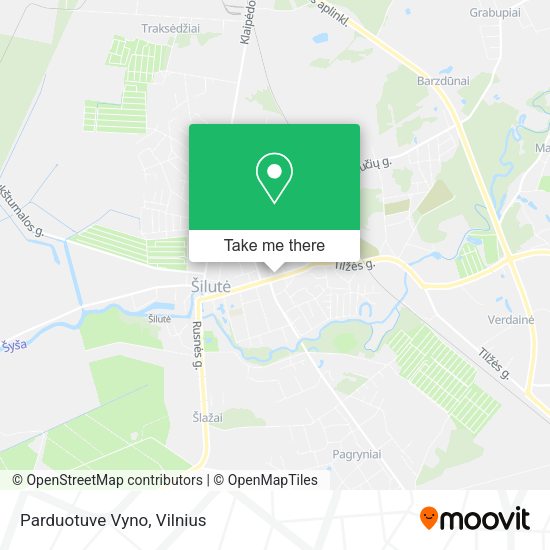 Карта Parduotuve Vyno