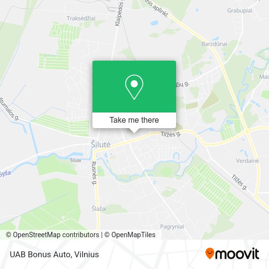 Карта UAB Bonus Auto