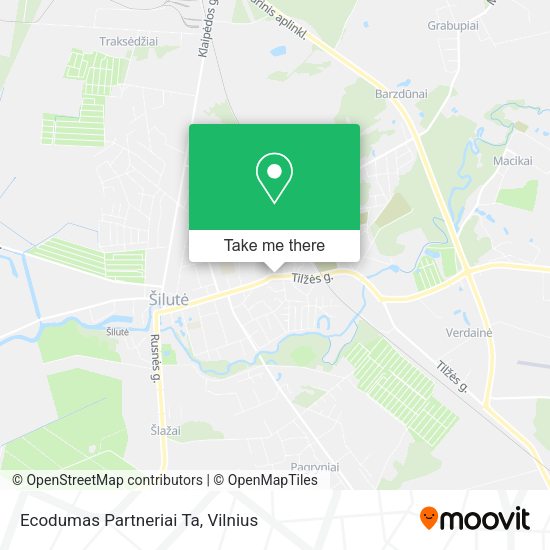 Ecodumas Partneriai Ta map