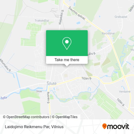 Карта Laidojimo Reikmenu Par