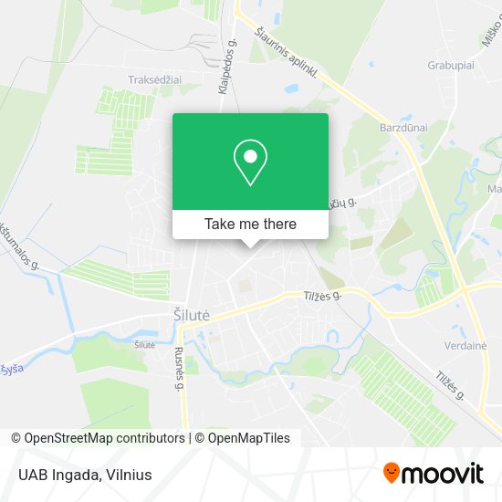 Карта UAB Ingada