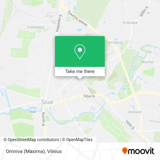 Карта Omniva (Maxima)