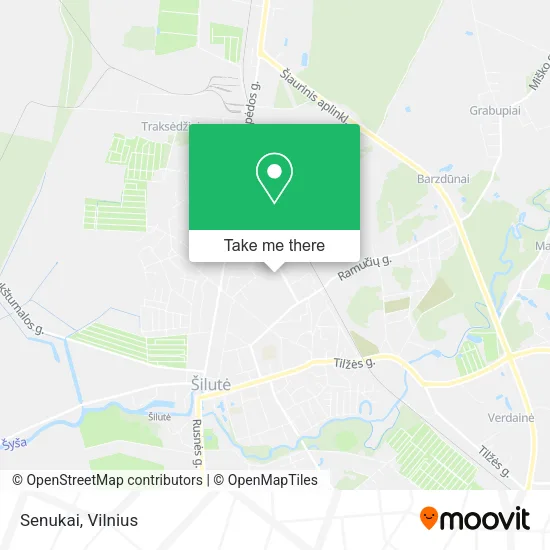 Senukai map