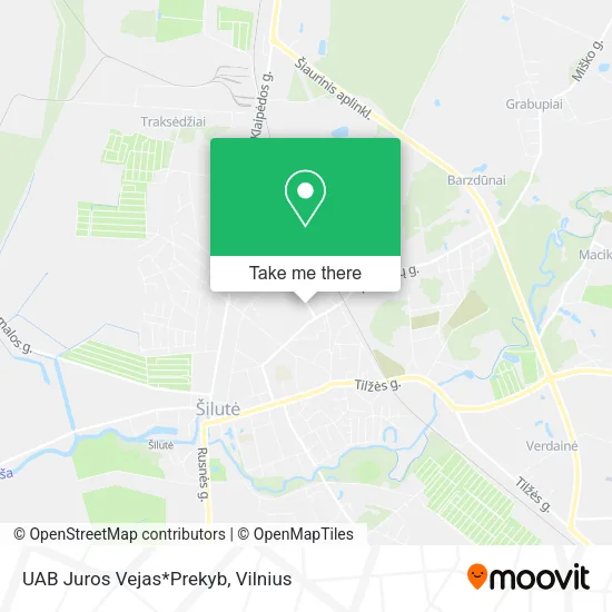 Карта UAB Juros Vejas*Prekyb