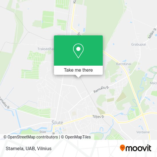 Карта Stamela, UAB