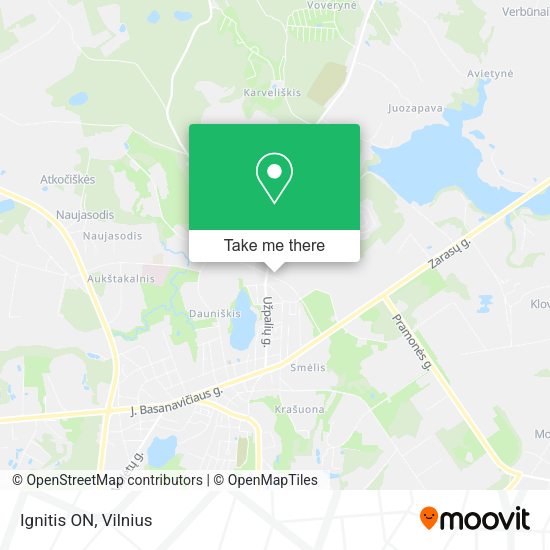 Карта Ignitis ON