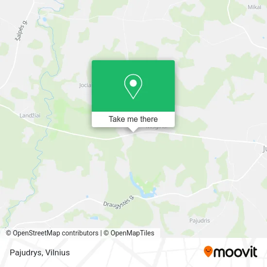 Карта Pajudrys
