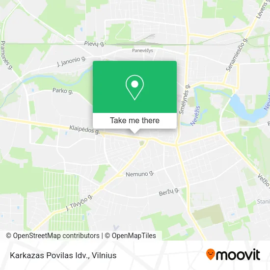 Карта Karkazas Povilas Idv.