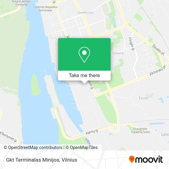Карта Gkt Terminalas Minijos