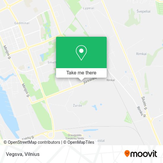 Карта Vegsva