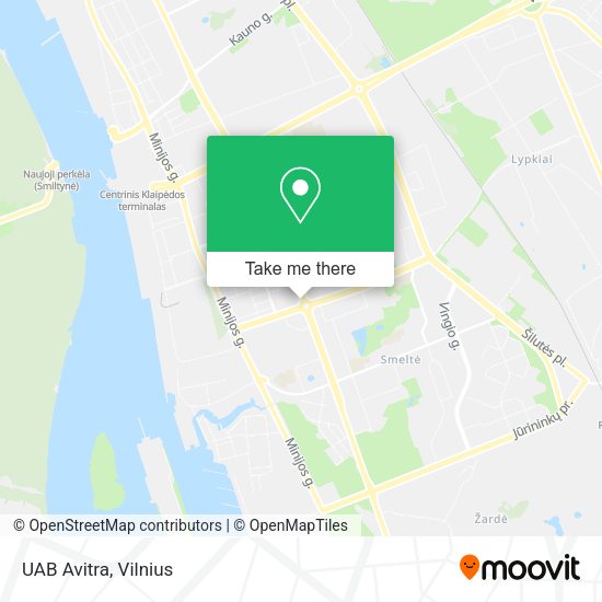 Карта UAB Avitra