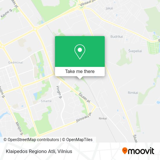 Карта Klaipedos Regiono Atli