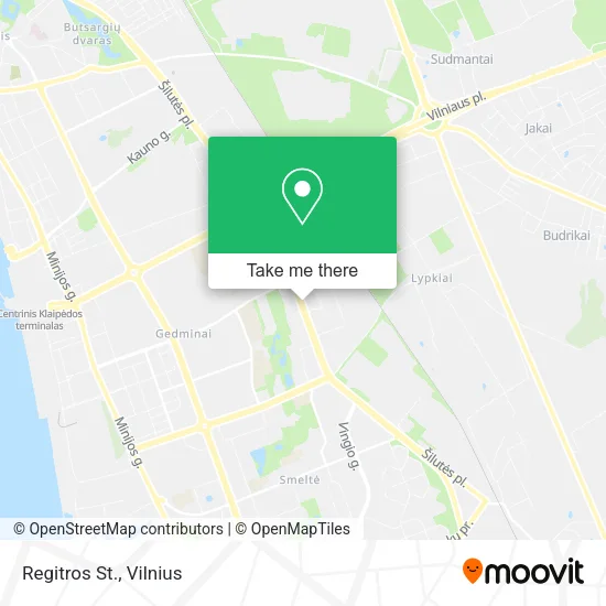 Карта Regitros St.