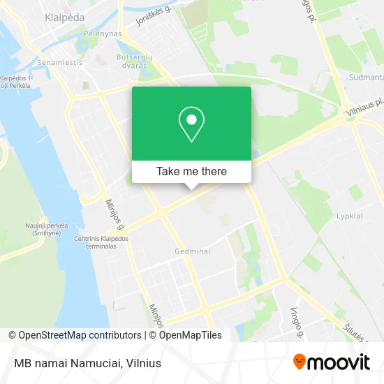 Карта MB namai Namuciai