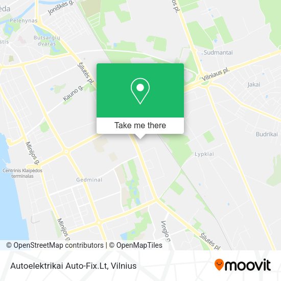 Карта Autoelektrikai Auto-Fix.Lt