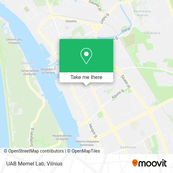 Карта UAB Memel Lab