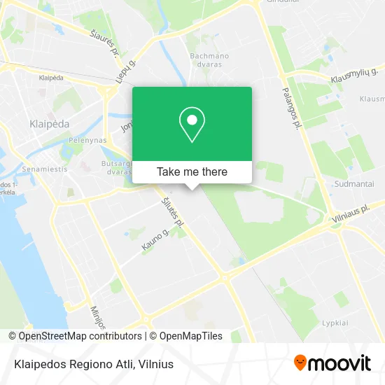 Карта Klaipedos Regiono Atli