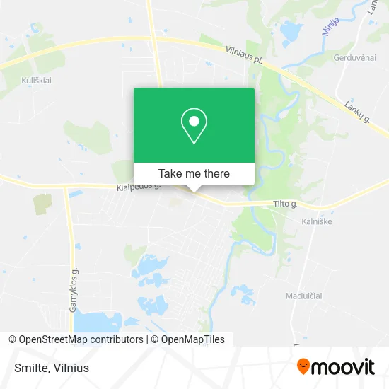Карта Smiltė