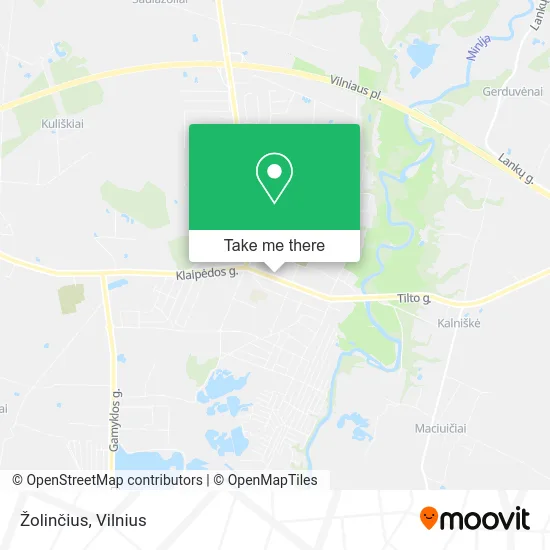 Карта Žolinčius