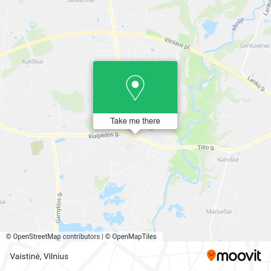 Карта Vaistinė