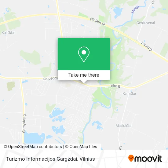 Карта Turizmo Informacijos Gargždai