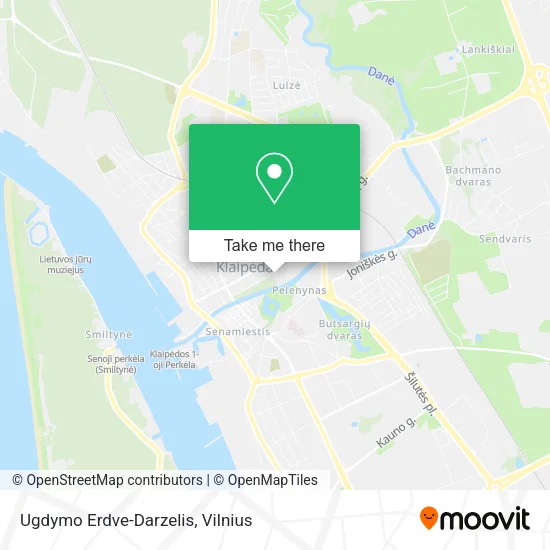 Карта Ugdymo Erdve-Darzelis