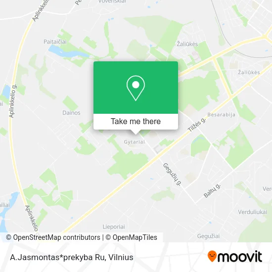 Карта A.Jasmontas*prekyba Ru