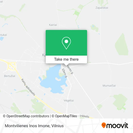 Карта Montvilienes Inos Imone