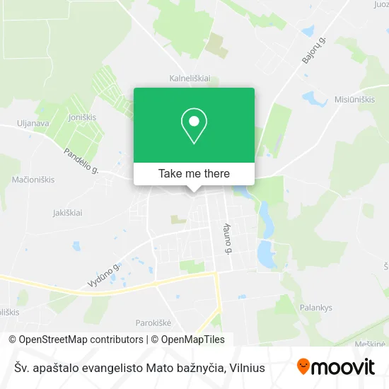 Карта Šv. apaštalo evangelisto Mato bažnyčia