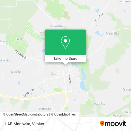 Карта UAB Manovita