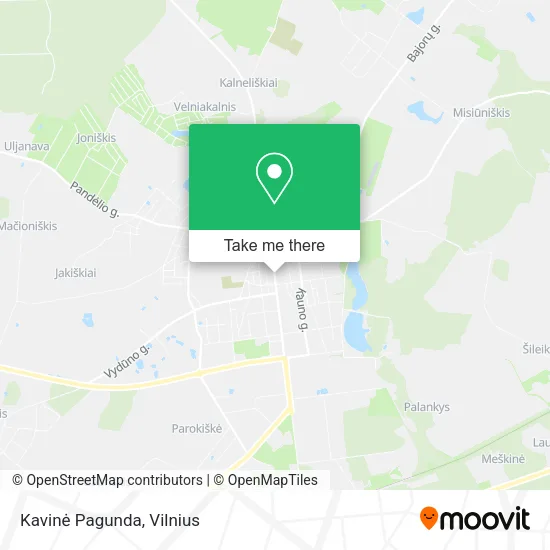 Карта Kavinė Pagunda