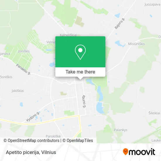 Карта Apetito picerija