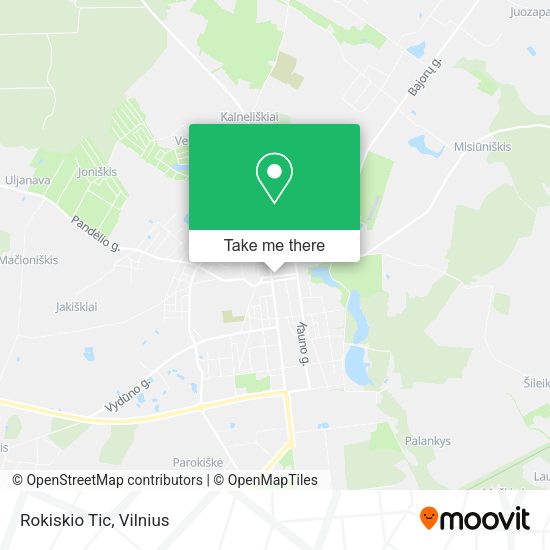 Карта Rokiskio Tic