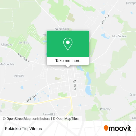 Карта Rokiskio Tic