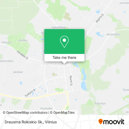Карта Drausma Rokiskio Sk.