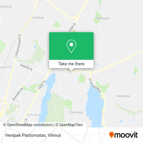 Карта Venipak Pastomatas