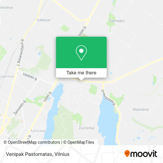 Карта Venipak Pastomatas