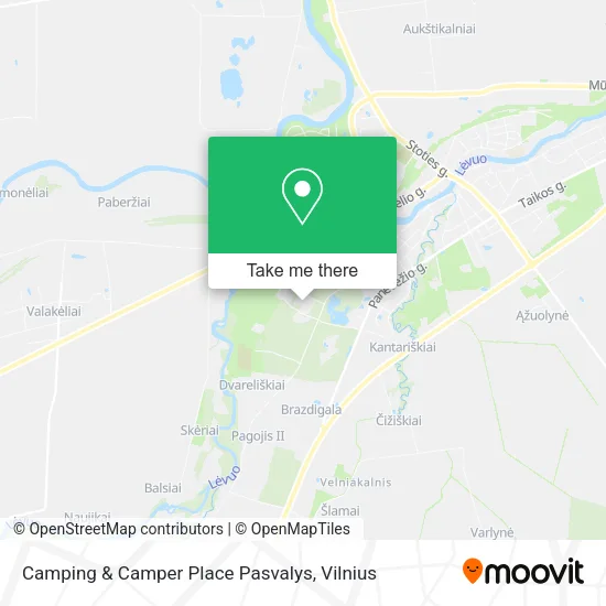 Карта Camping & Camper Place Pasvalys