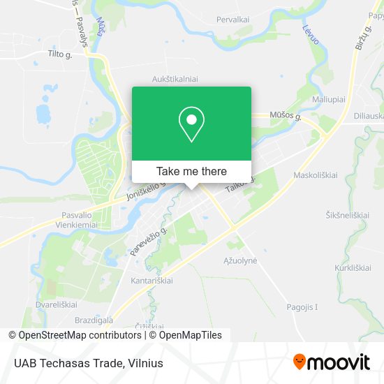 Карта UAB Techasas Trade