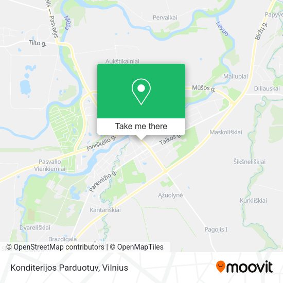 Карта Konditerijos Parduotuv