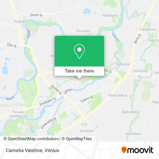 Camelia Vaistine map