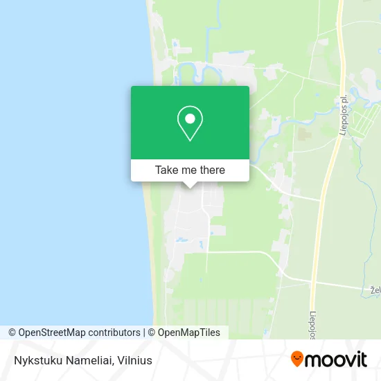 Карта Nykstuku Nameliai