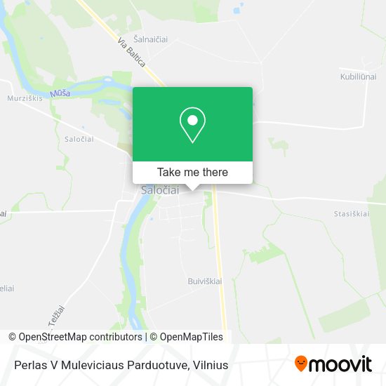 Карта Perlas V Muleviciaus Parduotuve