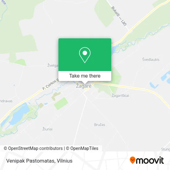Карта Venipak Pastomatas