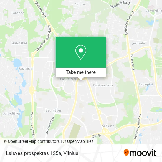 Laisvės prospektas 125a map
